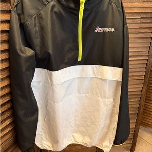 Aztecs Black and White Windbreaker
